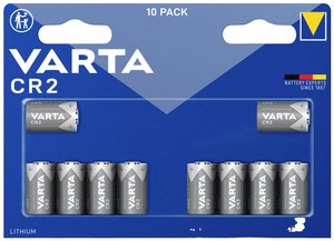 Bateria do aparatu CR 2 Varta LITHIUM Cylindr. CR2 Blli10 880 mAh 3 V 10 szt.