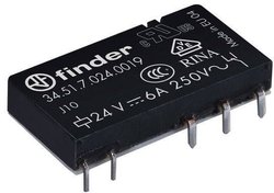 Przekaźnik drukowany Finder 34.51.7.012.0019 34.51.7.012.0019, 6 A, 20 szt.