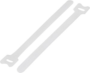 Opaska kablowa na rzepy TRU COMPONENTS TC-MGT-240WE203 1593240, (D x S) 240 mm x 16 mm, 1 szt.