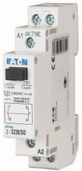Przełącznik zatrzaskowy, 230AC, 1NO+1NC, 16A, 50Hz, 1TE Eaton 265283 Przełącznik przepięciowy Z-S230/SO, 16 A