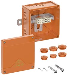 Skrzynka przyłączeniowa Spelsberg WKE 4 - Duo 5/3 x 6q, IP66, (D x S x W) 150 x 150 x 85 mm, pomarańczowy, 1 szt.