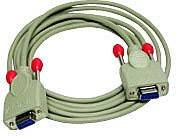 Kabel szeregowy LINDY 31579, [1x złącze żeńskie D-SUB 9-pin - 1x złącze żeńskie D-SUB 9-pin], 10.00 m