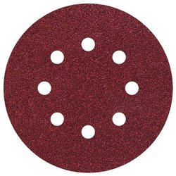 Papier ścierny ekscentryczny z rzepem, perforowane Wolfcraft 2251100 (Ø) 125 mm, 25 szt.