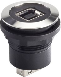 Gniazda do zabudowy USB Schlegel RRJVA_USB_BA, 1 szt.