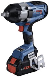 Wydajny akumulatorowy klucz udarowy 1/2'' z regulowanymi trybami pracy i technologią bezszczotkową BITURBO Wkrętarka udarowa akumulatorowa Bosch Professional GDS 18V-1000 C 18 V bez akumulatora, bez ładowarki