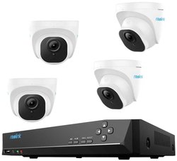 Reolink NVS8-5KD4-A rl5kd4 LAN IP-Zestaw monitorujący 8-kanałowy z 4 kamerami 4096 x 2512 px