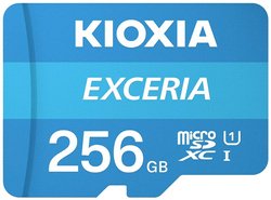 Karta pamięci microSDXC Kioxia EXCERIA, 256 GB, UHS-I