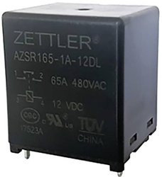 Przekaźnik drukowany Zettler Electronics AZSR165-1A-12DL, monostabilny, 1 cewka, 690 V/AC, 80 A, 1 szt.