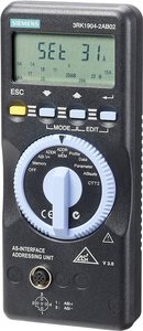Jednostka adresująca AS-I V3.0 do ustawiania adresów z AS-I modułów Slave Interfejs PLC Siemens 3RK1904-2AB02 3RK19042AB02
