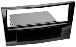 1-DIN RB z przegródką Opel w wykończeniu fortepianowym / czarny ACV Panel typu DIN Pasuje do (Marka samochodu): Opel