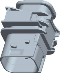 Obudowa złącza pin żeńskiego na PCB TE Connectivity HDSCS, MCP 1-1703648-1, automotive, piny: 6, 1 szt.