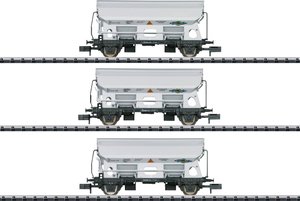 Wagon towarowy zamknięty MiniTrix T15511 Wagon towarowy ''wózek rozładunkowy boczny'' NS, zestaw 3 of