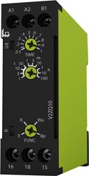 Przekaźnik czasowy tele V2ZQ10 24-240V AC/DC 125150, 0.05 s - 100 h, 400 V/AC, 8 A, 1 szt.