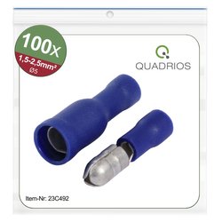 Złącze męskie okrągłe Quadrios 23C492, 1.5 mm² - 2.5 mm², 100 szt.