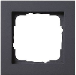 Osłona E2, ramka, pojedyncza, antracyt Ramka GIRA 0211 23, antracytowy, 1x