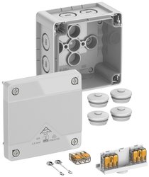 Skrzynka przyłączeniowa Spelsberg Abox Pro SLK-2,5², IP66, IP67, IP69, (D x S x W) 92 x 92 x 60 mm, szary, 1 szt.