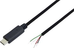 Kabel połączeniowy USB-C BKL Electronic USB-C PD 100Watt Series 10080123, 0.2 m, 1 szt.