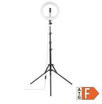 Lampa pierścieniowa LED &quot,SpotLight Steady 120 II&quot,, zestaw do smartfona, statyw, 12&quot, Hama SpotLight Steady 120 II Lampa pierścieniowa EEK: F (A - G)