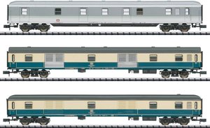 Wagon towarowy MiniTrix 15424 Zestaw samochodowy N Postexpress ExprD 14117 DB