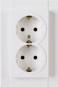 Gniazdo elektryczne Płytka przycisku Kopp ATHENIS 929529084, czysty biały (ral 9010)