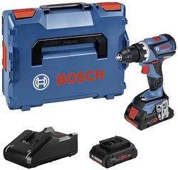 Wiertarko-wkrętarka akumulatorowa Bosch Professional GSR 18V-60 0.601.9G1.10C 18 V  bezszczotkowy, zaw. 2 akumulatory, zaw. ładowarkę, zaw. walizkę