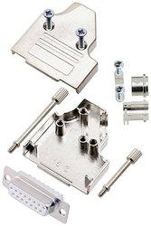 Zestaw listew żeńskich D-Sub encitech MHDM35-15-DMS-W-K 6355-8008-12, rzędy: 2, styki: 15, 35 °, 1 szt.