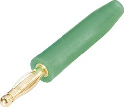 Wtyk lamelowy Złącze męskie proste Średnica pinu: 2 mm zielony Schnepp FK 2000 1 szt.
