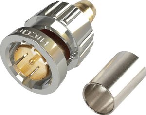 Złącze BNC Hicon  BNC0.8/3.7-6G złącze męskie proste 75 Ω 1 szt.