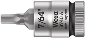 Nasadka 1/4'' (6,3 mm) Wera 8740 A 05003382001 wewnętrzny sześciokąt