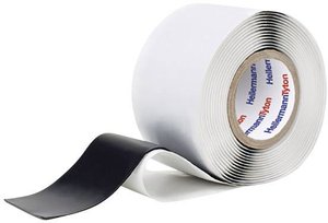 Taśma klejąca HellermannTyton  711-00304 HTAPE-POWER 670-VM-PVC/IIR-BK (3) (D x S) 3 m x 10 cm 3 m 1 szt.