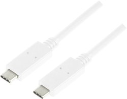 Kabel USB LogiLink CU0130, USB 3.2 Gen1 (USB 3.0), Złącze męskie USB-C®, Złącze męskie USB-C®, 0.50 m