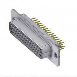 Złącze żeńskie D-Sub Deltron Connectors HD-D44 SY/2, rzędy: 3, styki: 44, 180 °, 1 szt.