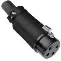 Złącze męskie XLR Amphenol EP-6-11PB, złącze, proste, 1 szt.