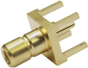 Złącze SMB Telegärtner J01160A0211 J01160A0211 złącze męskie do wbudowania pionowego 50 Ω 1 szt.