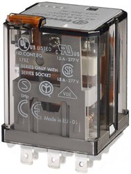 Przekaźniki mocy z 3 zestykami przełącznymi, serii 62 Finder 62.33.8.024.0040 Przekaźnik mocy