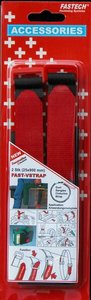 Taśma rzepowa z paskiem element z pętelkami i haczykami (D x S) 900 mm x 25 mm czarny, czerwony FASTECH® 689-330C 2 szt.