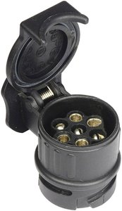 Mini krótki adapter 13/7 pin HP Autozubehör 28547, (D x S) 18.5 mm x 12 cm