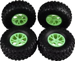 Koło kompletne Reely 1611459 1:10 Buggy zielony 4 szt.