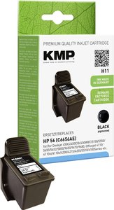 Tusz KMP H11 = HP C6656AE (56), 19 ml, zamiennik, czarny