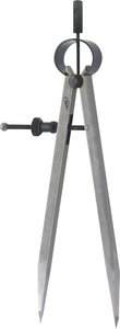 Cyrkiel sprężynowy precyzyjny, Helios Preisser 310103, długość 150 mm, stal specjalna
