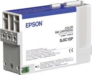 Epson atrament SJIC15P tusz oryginalny  Cyjan, Magenta, Żółty C33S020464