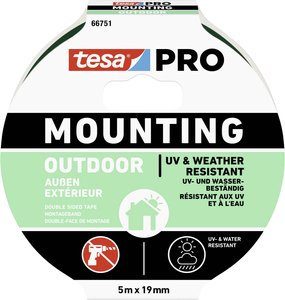 Taśma montażowa tesa  66751-00001-00 Mounting PRO Outdoor (D x S) 5 m x 19 mm 5 m 1 szt.