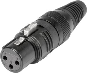 Złącze kablowe XLR, żeńskie, 3-Pin Hicon HI-X3CF-M