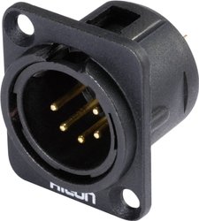 Złącze montażowe XLR, 3-Pin Hicon HI-X5DM-G