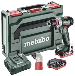 Wiertarko-wkrętarka akumulatorowa Metabo PowerMaxx BS 12 BL Q Pro 601045920 12 V 4 Ah zaw. 2 akumulatory, zaw. ładowarkę, bezszczotkowy