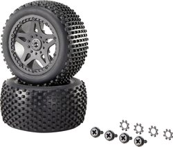 Koło kompletne Reely 12039+12618 1:10 XS Buggy czarny 1 par(a)