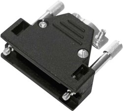 Obudowa złącza D-SUB MH Connectors 2801-0102-02 2801-0102-02, tworzywo sztuczne, 180 °, 1 szt.