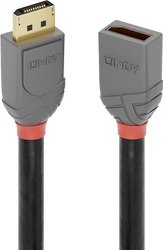 Przedłużacz DisplayPort LINDY Anthra Line 36497, pozłacane styki, 2.00 m