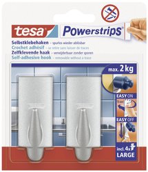 Hak samoprzylepny tesa POWERSTRIPS® 58055-00004-20 2 szt.