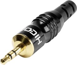 Złącze Jack męskie 3,5 mm, stereo Hicon HI-J35S02